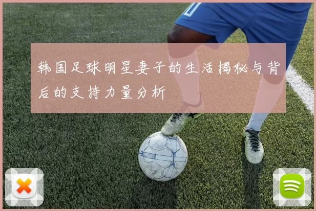 韩国足球明星妻子的生活揭秘与背后的支持力量分析